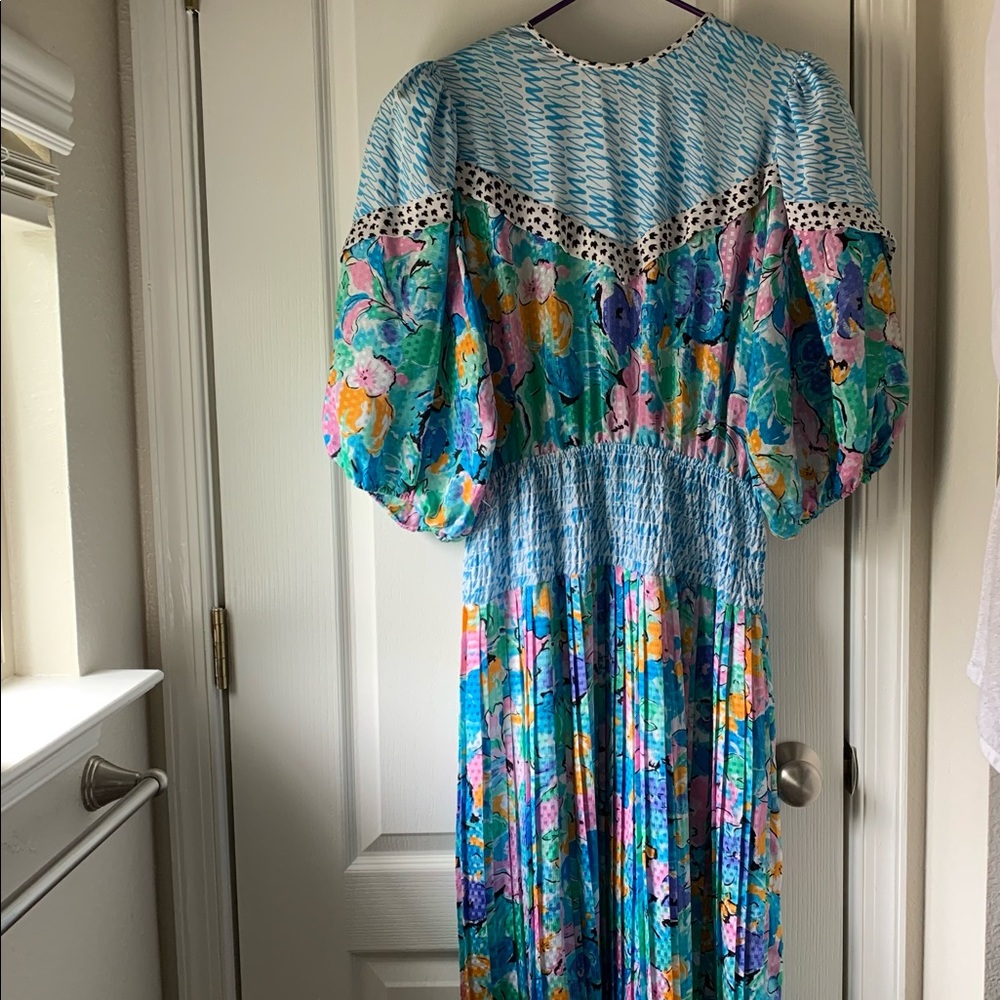 COPY - Vintage 1980s Floral Printed Assorti Printed Dress